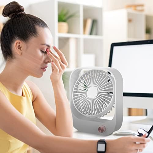 XUNION # 89hm9u ventilator malog portalebledesktop ventilator jaki vazdušni protok ultra miran 2000mAh USB punjivi električni ventilator za ured /