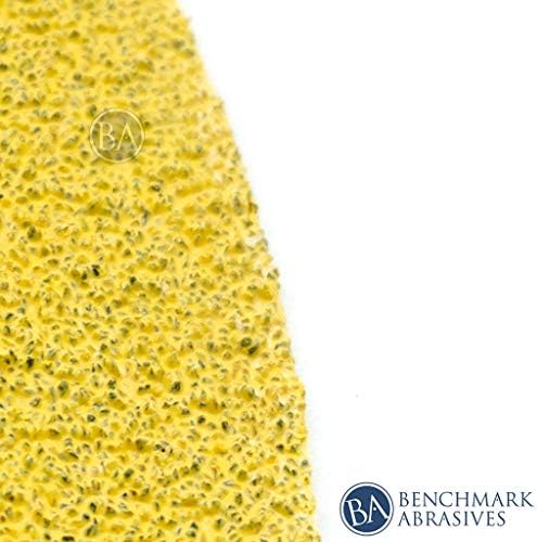 Benchmark Abrasives 5 Premium aluminijum oksid ukinuti zlato 5 rupa diskovi za kuke i petlje za brušenje metala bez obojenih metala