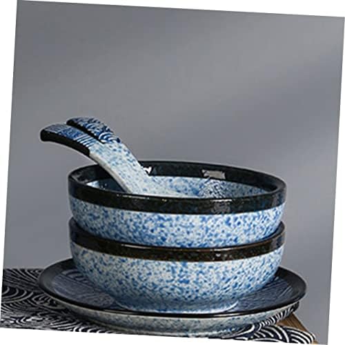 Beponzon 8 kom su keramičke kašike keramičke kašike japansko dekor prenosiva juha kašika za večeru kašika prenosiva večera kašika
