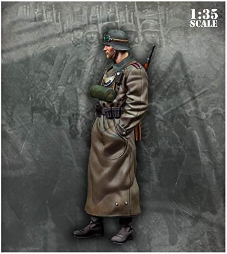 Goodmoel 1/35 Drugog svjetskog rata figura njemačkog vojnika smole / Nesastavljeni i neobojeni minijaturni komplet vojnika / HC-3016