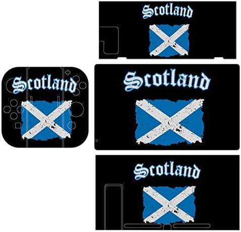 Vintage Škotska Zastava Switch naljepnica za kožu prilično uzorak naljepnica s tankim poklopcem za zaštitu kože Full Wrap kompatibilna