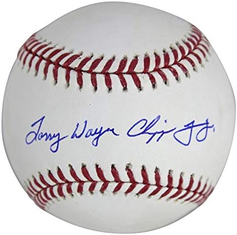 Braves Larry Wayne Chipper Jones Jr. potpisan OML bejzbol PSA / DNK - autogramirani bejzbol