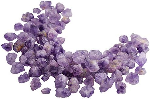 MookatedeCor 1/2 lb Prirodni ametist sirove kristalne, grube kamene stijene za izradu nakita, wicca, reiki ljekovita i omotavanje