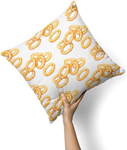 Iirov raštrkani zlatni luk uzorka - prilagođeni ukrasni kućni dekor unutarnji ili vanjski jastuk za bacanje za kauč, krevet ili kauč jastuk