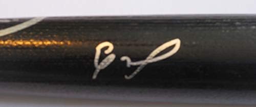 Eloy Jiminez autografirao Crni Big Stick Bat W / Dook, Slika ELOY potpisivanja za nas, PSA / DNK ovjereni