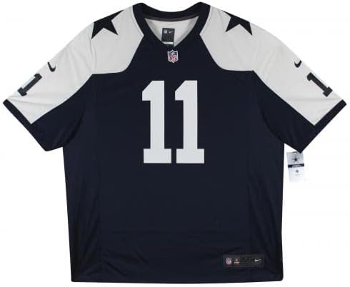 Cowboys Micah Parsons potpisan mornarsko plavo Dan zahvalnosti Nike dresi za igre - AUTOGREMENT NFL dresovi