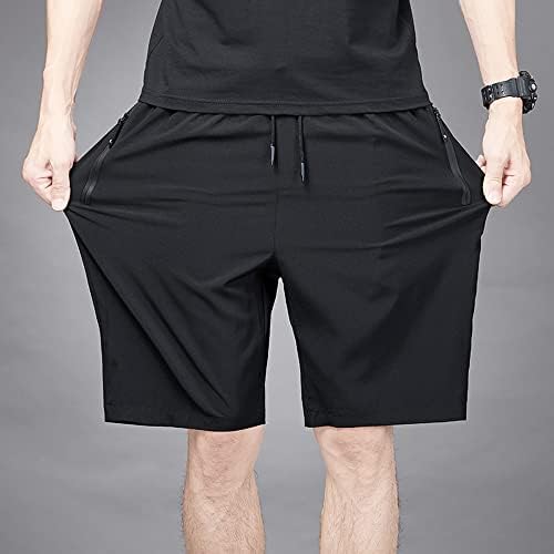 ZooYung muške kratke hlače za brzo sušenje treninga s džepovima s patentnim zatvaračem za sportske hlače za trčanje u teretani
