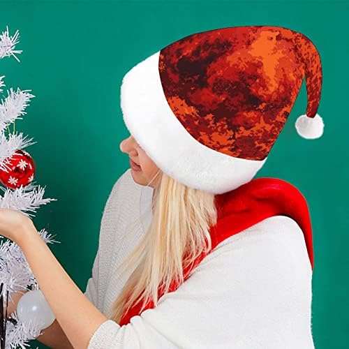 Sažetak vatra plamen Red Camo Božić šešir meka pliš Santa kapa Funny Beanie za Božić Nova Godina svečana zabava