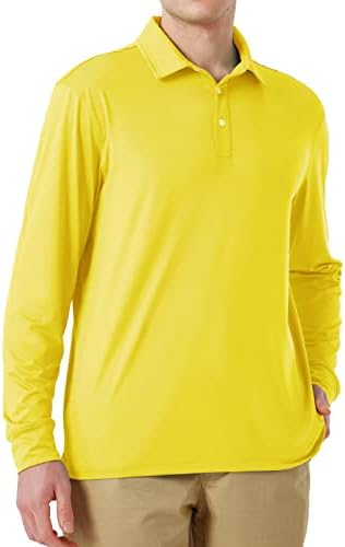 Naviskin muške polo košulje Brze suhe golf košulje UPF 50 Duga i kratkih rukava Wicking polo majice