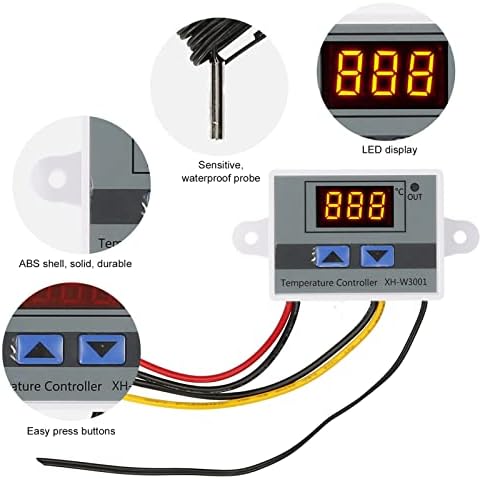 IRFORA elektronski regulator temperature LED displej termostatski modul Temperatura Temperatura Kontrolni modul prekidač sa vodootporno