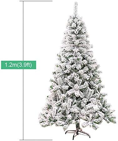 ZPEE bijeli PVC Xmas, umjetni snijeg koji je pala šarkirana borova stablo sa metalnim štandom lako sastaviti Xmas Dekoraciju UNLIN.2M
