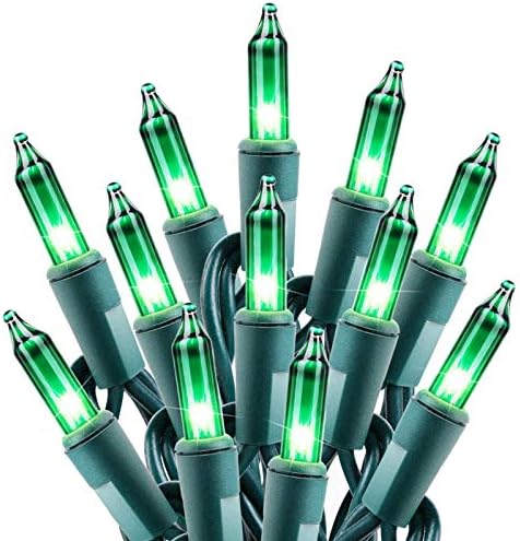Minetom St. Patrick's Day Mini žičana svjetla, 100 broj 27 stopa odvojiva sijalica sa žarnom niti vodootporna zelena Vilinska svjetla