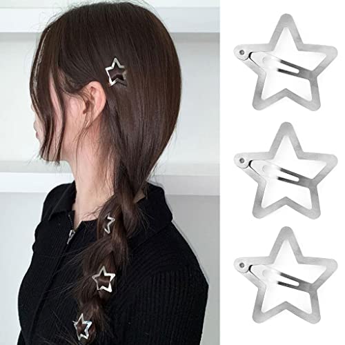 CHBC Metal Snap Clips Star Hair Barrettes Dodatna oprema za kosu za žene Djevojke