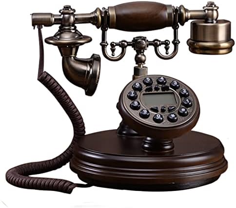 Savetnski rotacioni biranje Telefon Klasični stol Američki ožičeni rotacioni biranje Telefon ureza ukras dnevni boravak
