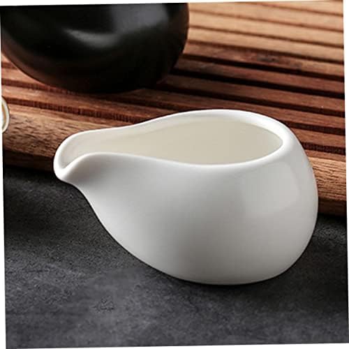 STOBAZA Coffee Creamer Coffee Cup keramički sirup za kafu porcelan Saucier porcelan sipanje vrč sa brodom za kafu zalihe za kafu mali