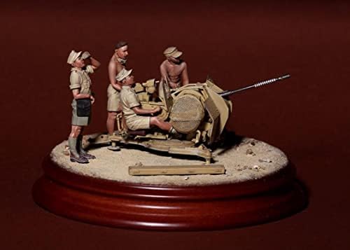 Goodmoel 1/35 Drugog svjetskog rata Sjevernoafrički artiljerijski odred smola vojnik model Kit / Nesastavljeni i neobojeni minijaturni