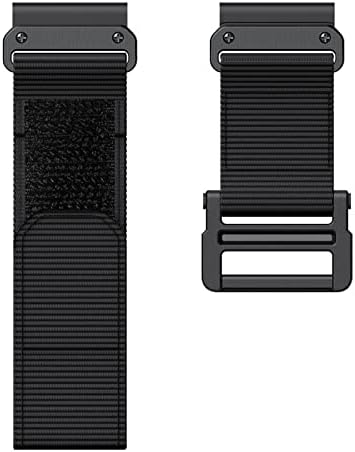 KQOO za Garmin trake za sat kompatibilne Fenix 7x 6X Pro GPS 5x 3hr Descent Mk1 Mk2 Titanic čičak traka 26mm najlonski platneni kaiš