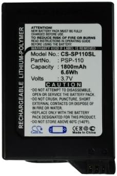 Cameron Sino nova zamjenska baterija od 1800mAh za Sony PSP-1000, PSP-1000g1, PSP-1000G1W, PSP-1000K, PSP-1000KCW, PSP-1001, PSP-1004,