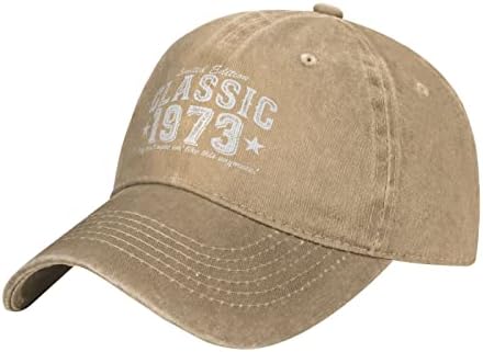 50 godina stari stari automobil 1973 šešir za Unisexs Classic 1973 Bejzbol šešir za 50. rođendan za žene šešir