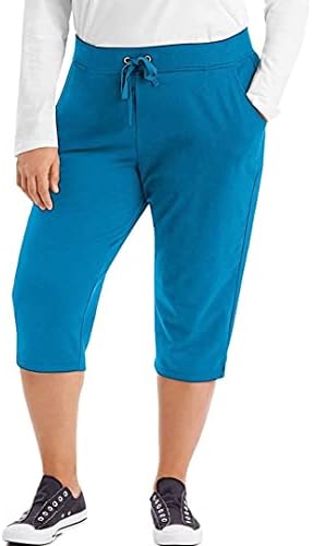 Ženske Casual čvrste džepne sportske gaćice za jogu hlače za 7 tačaka ljetne udobne hlače za elastični struk na plaži