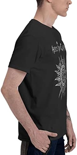 Muška majica pamučne grafičke majice kratkih rukava majica crne boje
