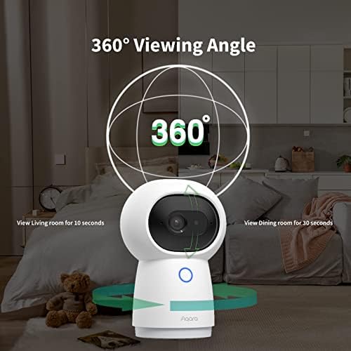 Aqara 2k Security Indoor Camera Hub G3 Plus 3 Senzor vrata i prozora, AI prepoznavanje lica i pokreta, infracrveni daljinski upravljač,