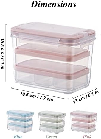 amokk kontejneri za ručak za odrasle sa poklopcima prenosiva Bento kutija za ručak posuda za salatu velikog kapaciteta za ručak BPA