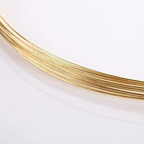 Merlin tržištu bakra Wire mesing žice 5m/16. 4ft gola bakrena puna linija H62 Cu metalna žica za perle za DIY zanat