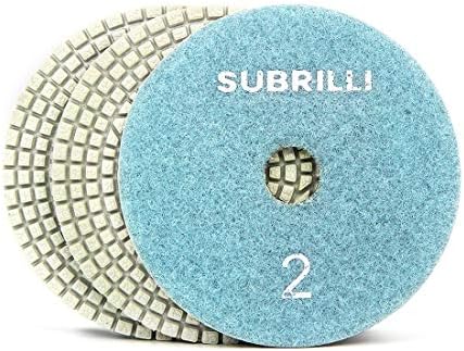 Wet / Dry 3 Step Diamond polishing jastučići 4 Brusni diskovi granulacija 2 za granitni mermerni Beton