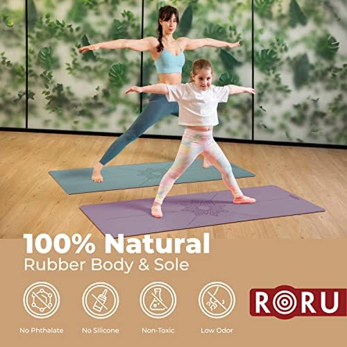 Roru Concept Sun serija prostirka za jogu sklopiva za putovanja, neklizajuća, 2,5 mm, gumena prostirka za jogu neklizajuća velika