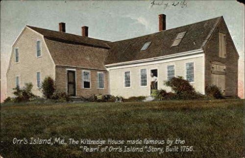 Kittredge House Ostrvo Orrs, Maine ME originalna antička razglednica