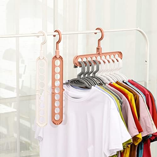 Narančasti čarobni vješalica za spremanje odjeće, ormar organizatori i skladištenje, pametni čuvar prostora čvrsto plastične vješalice