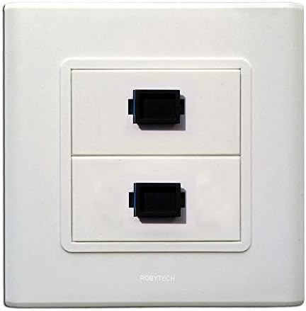 2 SC Simplex Fiber optički ključstoneconnectors Informacije Zidna ploča Poklopac sa modulima Zidna utičnica za utičnicu