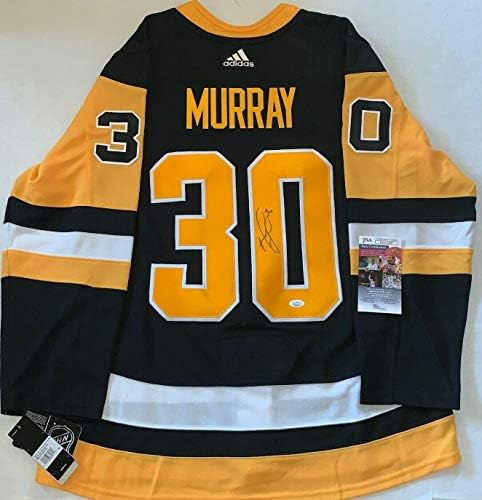 Matt Murray potpisao Pittsburgh Penguins Adidas Autentični adizero dres olovke JSA - autogramirani NHL dresovi