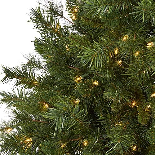 Skoro prirodna 4ft. Wyoming Mješovita borov umjetna božićna drvca sa 250 jasnih svjetala i 462 savidljivih grana, zelena