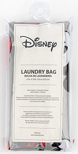 Jay Franco Disney Mickey Mouse Mickey Icon torba za veš - Oversize izdržljiva torba za odlaganje / putna torba za dom ili fakultet-mjere 21 x 32 inča