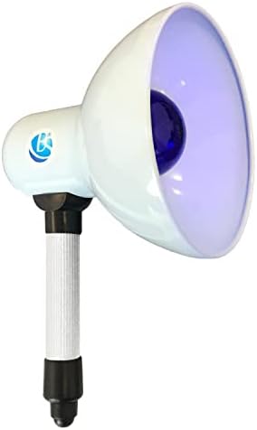 220v 140 MM 5,5 plava Minin Minina reflektorska lampa EU prenosiva sa 2x E27 60W plavim sijalicama