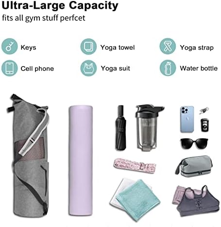Istražite Land Oxford torba za odlaganje prostirki za jogu s prozračnim prozorom i velikim džepom za Do 1/2 1/4 inča izuzetno debela prostirka za jogu
