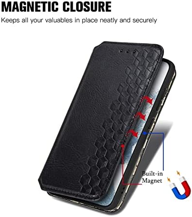 Zaštitne Flip Case Telefon Flip Case za Samsung Galaxy S23 5G novčanik slučaj, blokiranje slot kartica držač [TPU unutrašnjosti zaštitni