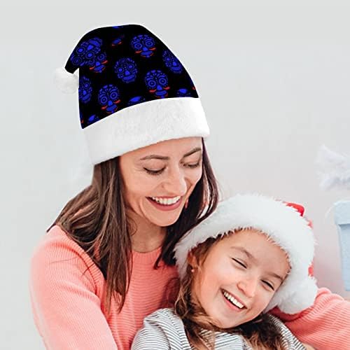 Modni uzorak lobanje Božićni šešir Santa šešir za uniseks odrasle Comfort klasična Božićna kapa za Božićnu zabavu