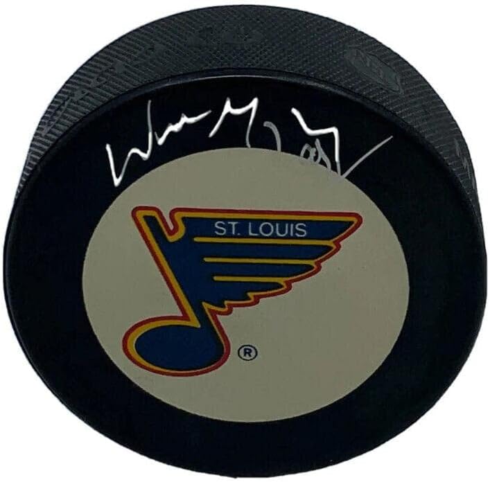 Wayne Gretzky potpisao St Louis Blues zvanični Pak UDA Hologram Oilers Rangers-autogramom NHL Paks