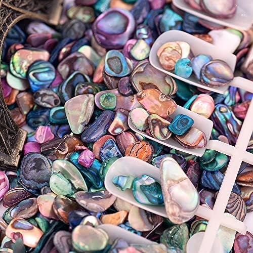 50ml / kutija abalone Shell 3D Glitter Gradient teksturirani fragmenti ljuske manikure šljokice za DIY Umjetnost noktiju/dekoracija