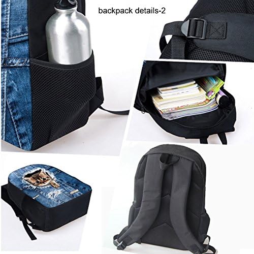 HUGS IDEA Galaxy Horse ruksak Set za tinejdžere Školska torba za knjige sa termo torbom za ručak pernica