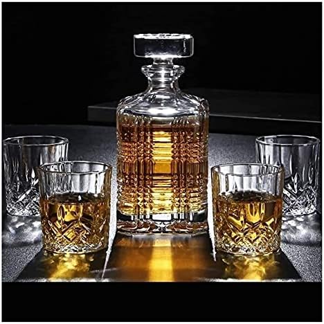 Whisky decantador Whisky Decanter dekanter za vino 7 komada dekanteri za viski kristalno staklo dekanter za viski drži do 750ml