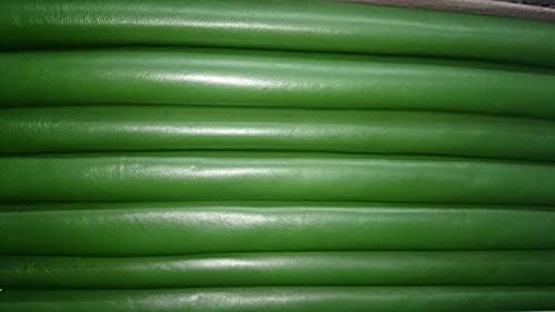 Zelena originalna koža, prava janjeća koža, mekana završnica kože za knjige od tkanine tkanine 5-6 SQT 0,5-0,6 mm Uzmite cijeli kožni