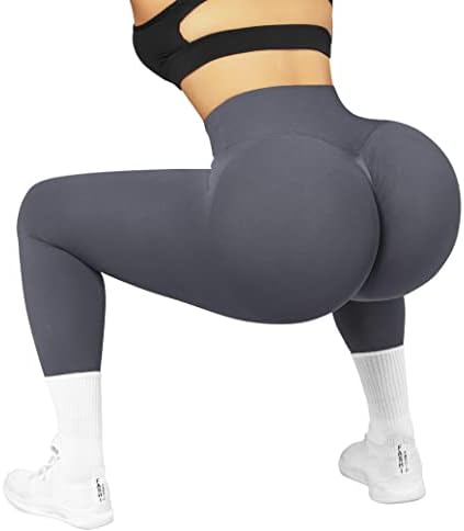 Rxrxcoco Žene Bešavne crossover tajice Visoko struka podizanja guza joge hlače