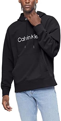 Calvin Klein muški Logo francuski Terry Hoodie