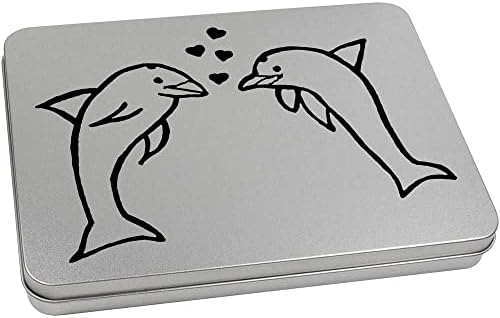 Azeeda 220mm 'Love Dolphin' metalna kutija za šarku za šarku