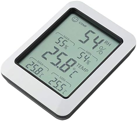 Walnuta Digital Higrometer Termometar za unutarnju termometar Termometar i mjerač vlage sa monitorom temperature vlažnosti
