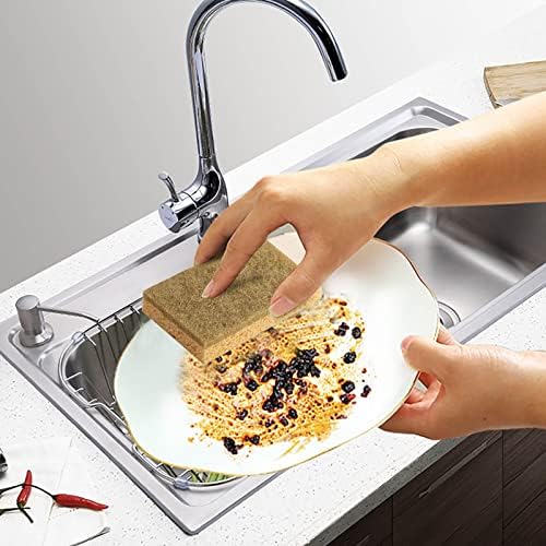 DGLXMN 10pcs Kuhinjski materijal Kućni ljubimci za pranje posuđa Obrišite prirodnu sisalno čišćenje Jednostavno čišćenje Penjača posuđa
